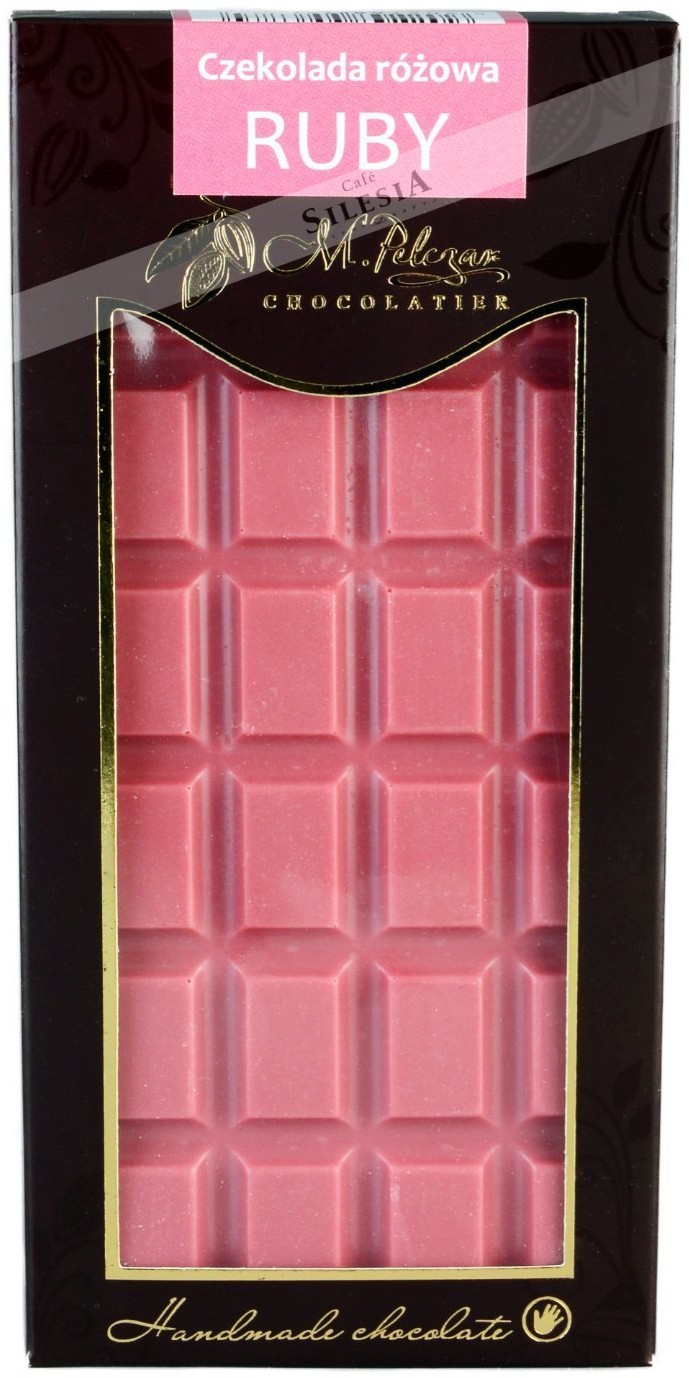CHOCOLATIER M.Pelczar czekolada różowa Ruby 85g 58.60 CZPR