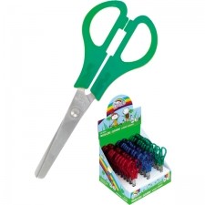 KW TRADE Nożyczki szkolne NEON, 13 cm KW611