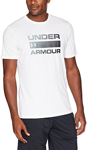 Under Armour UA Team issue Word Mark SS, biały, xxl 1329582-100-2XL