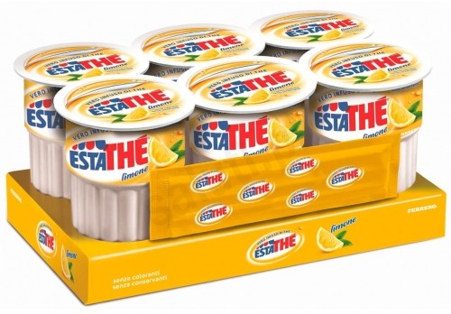 Estathé Estathe Limone - Cytrynowy napój herbaciany - karton (6x200 ml) FAED-999D8