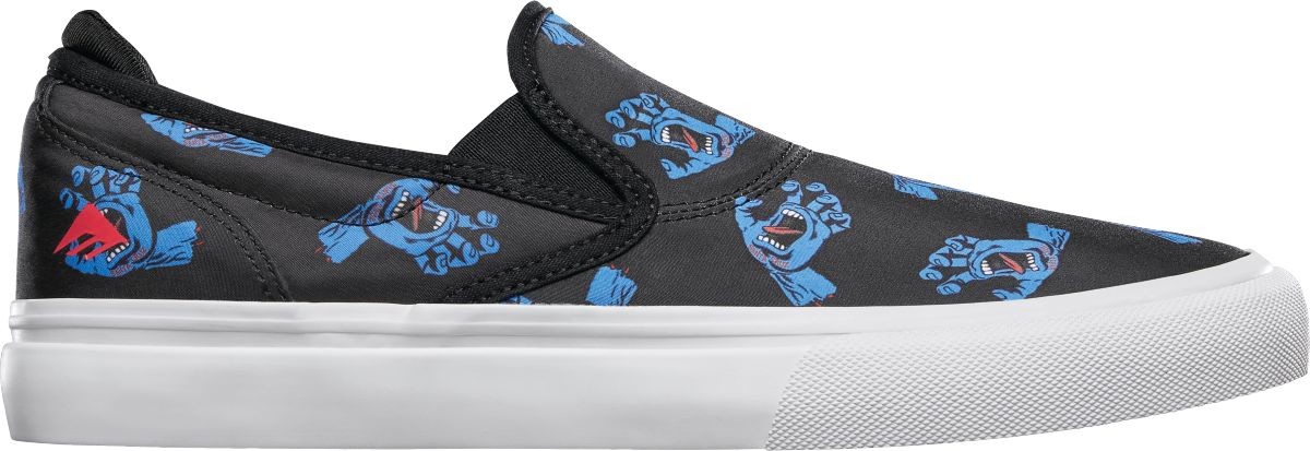 Emerica obuwie WINO G6 SLIP-ON x SANTA CRUZ Blue/Black/White