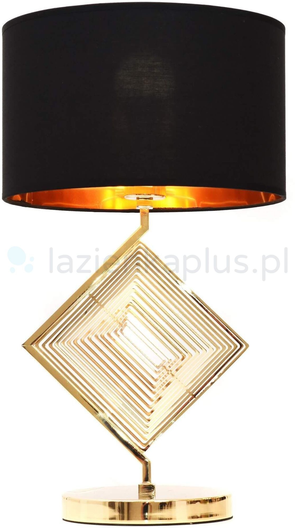 Lumina Deco Deco Deco Benardi lampa stołowa czarny złoty LDT5529BKGD
