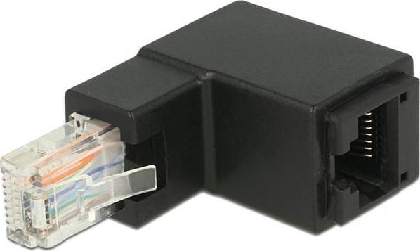 Delock Adapter RJ45 90° Cat.6 St-Bu 86424