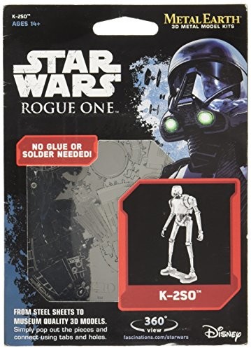 Professor Puzzle Komplet Metal Earth produkcji Star Wars K-2so