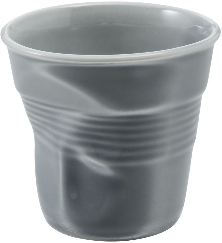 Revol Kubek Froisses, 180 ml, srebrny
