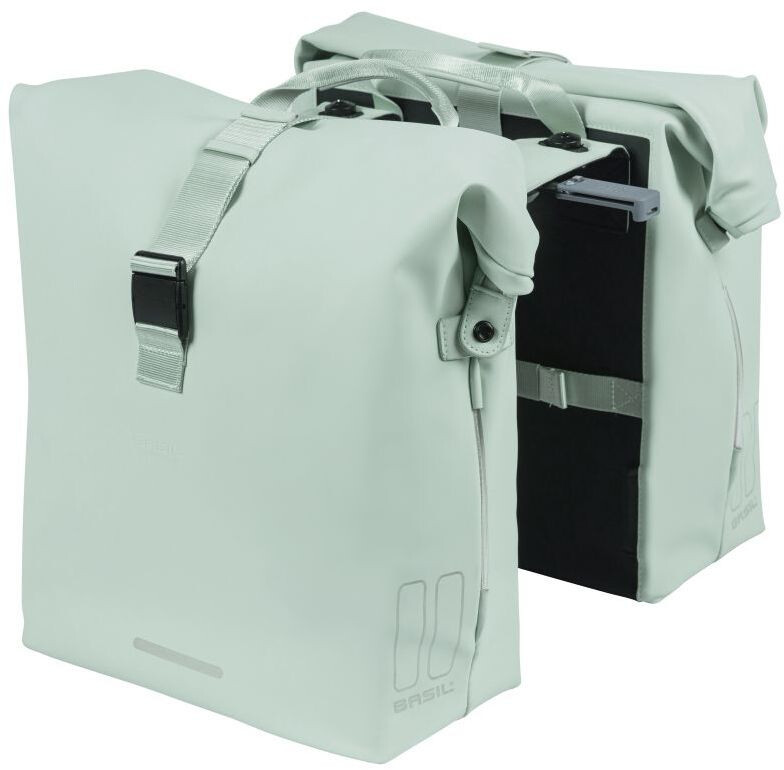 Basil SoHo Double Pannier Bag Nordlicht MIK 41l, pastel green 2021 Sakwy 18125