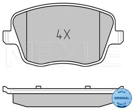 Wulf Gaertner Autoparts Zestaw klocków hamulcowych, hamulce tarczowe Wulf Gaertner Autoparts 025 235 8118/W