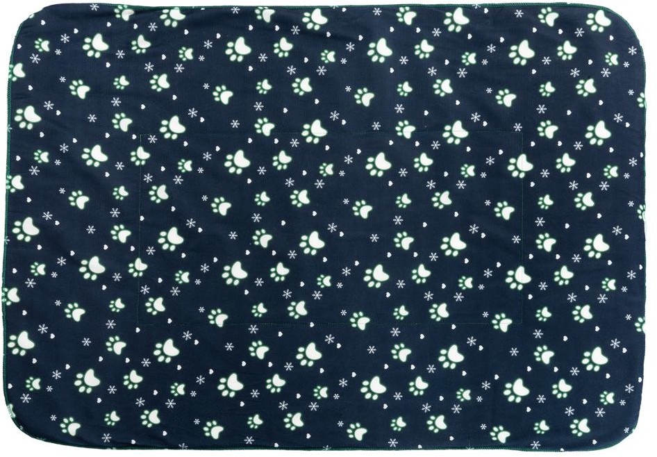 Zooplus Exclusive Kocyk Paw Prints Dł x szer. 100 x 70 cm