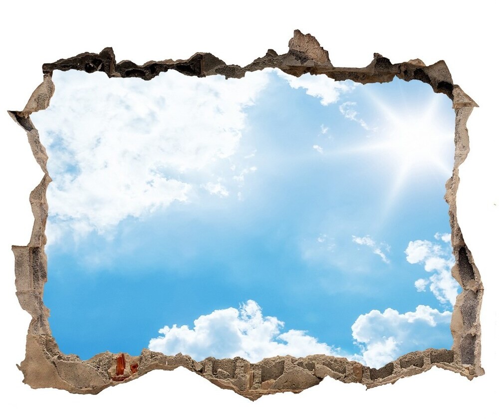 Wallmuralia.pl naklejka fototapeta 3D widok Chmury na niebie