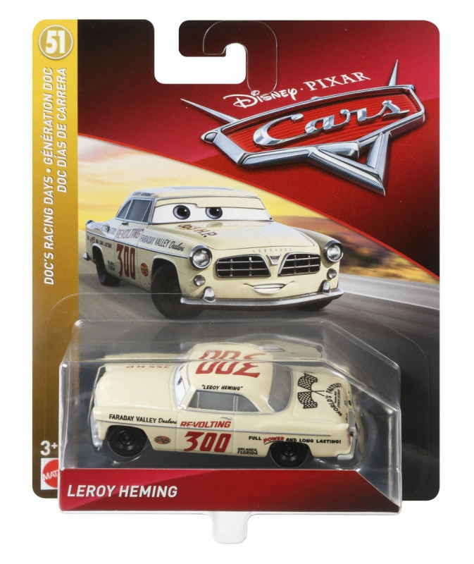 Mattel Samochodzik Auta Leroy Heming