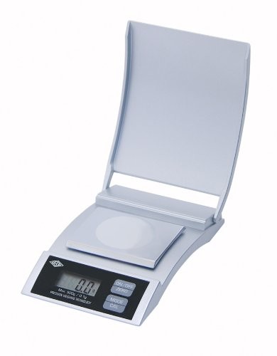 Wedo 48554 Elektron tygodnie po precyzyjne kieszenie waga (Precision 500 500 G/0,1 G) srebrny 048554