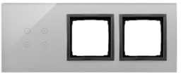 Simon Panel dotykowy Simon 54 Touch DSTR3400/72 3 moduły 4 pola dotykowe otwór na osprzęt Simon 54 otwór na osprzęt Simon 54 burzowa chmura DSTR3400/72