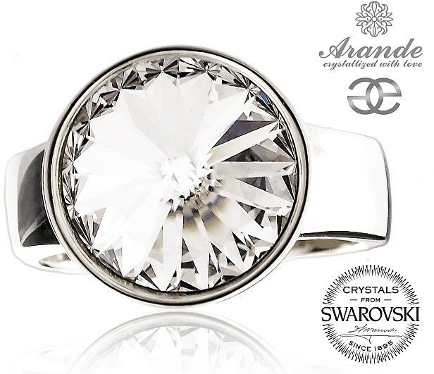 Swarovski Arande przepiękny pierścionek CRYSTAL PARIS SREBRO 700590