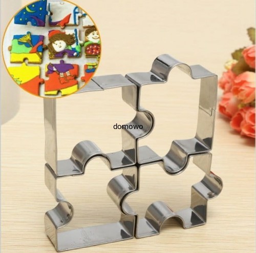 SZABLON FORMA FOREMKI DO PIECZENIA PUZZLE 4 szt