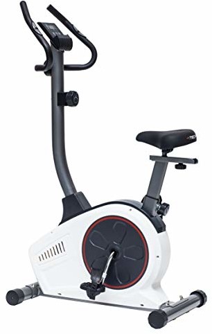 TechFit B450 magnetyczny ergometr rowerowy do fitnessu  Cardio- rower fitness z regulowanym siodełkiem, czujnikiem pulsu i monitorem LCD. Odporny trener domowy dla idealnej figury.