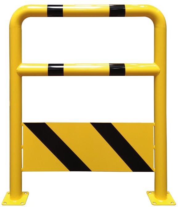 Bariera magazynowa z dolną blachą