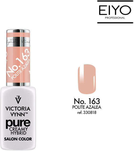 Фото - Лак для нігтів Pure VICTORIA VYNN Kremowy Lakier Hybrydowy  kolor: 163 Polite Azalea 8ml 