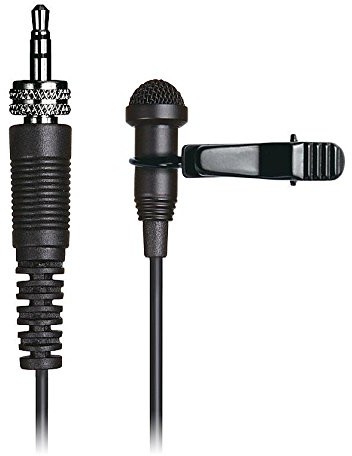 Tascam TM-10lb Lavalier-mikrofon (łącznie z nowym zaczepem do noszenia i ochrona przed wiatrem, idealnie nadaje się do telewizora, Theater lub wykładów) Czarny TM-10LB