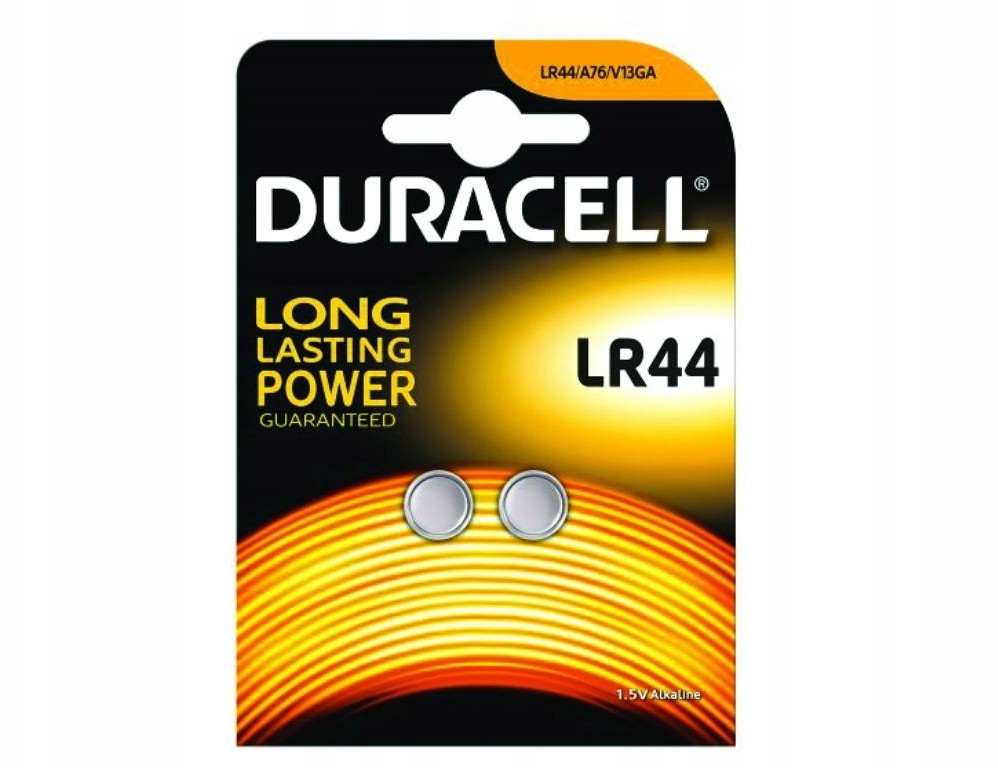 DURACELL Bateria 1.5V LR44 (2 Szt)