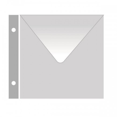 D.rect Koszulka zawieszkowa na CD pojedyńcza 130x150 mm 10 szt. /009843/