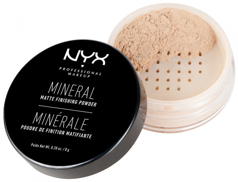 NYX Professional Makeup Professional Makeup - MINERAL MATTE FINISHING POWDER - Puder mineralny - 02 - MEDIUM/DARK NYXMPDA