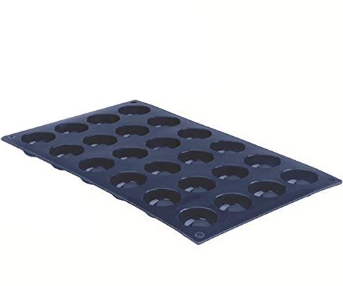 Ibili 870018 forma silikonowa, 24 wyżłobieniami, Blueberry 870018