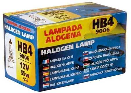 Lampa 12 V HB4 kolor  hlampe 12 V 55 W p22d Box 58281 58281
