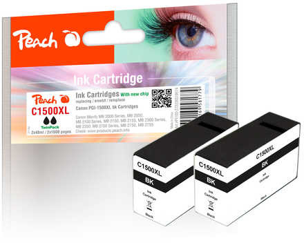 INK Peach Peach Twink Pack XL Cartridge black kompatybilny z PGI-1500 PGI-1500BK XL PI100-272