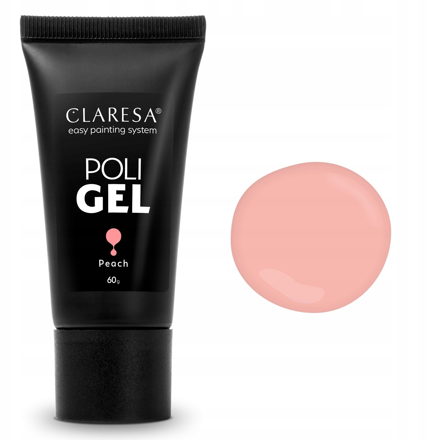 Claresa Poli Gel Poly żel led uv 60g Peach