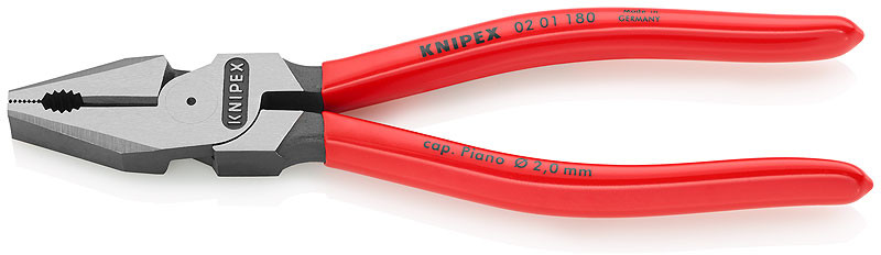 Knipex szczypce uniwersalne, kombinerki o zwiększonym przełożeniu, 225mm [02 01 225]
