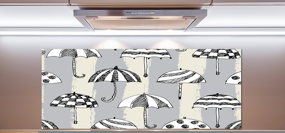 Panel między meble w kuchni Parasole