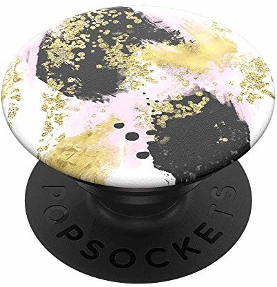 PopSockets PopSockets PopGrip - Rozkładany uchwyt i podstawka do telefonów oraz tabletów z wymiennymi krążkami PopTops - Gilded Glam 801395