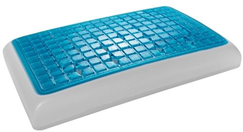 Technogel Sleeping Deluxe poduszka pod głowę, wysokość 7 cm, nadaje się szczególnie do łóżek wodnych (TG-PIL-D07)