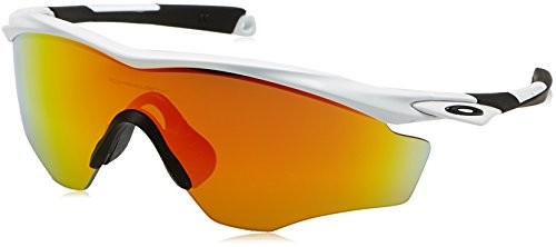 Oakley M2 okulary przeciwsłoneczne męskie, oprawka Xl, polerowana czerń, biały, jeden rozmiar OO9343-05