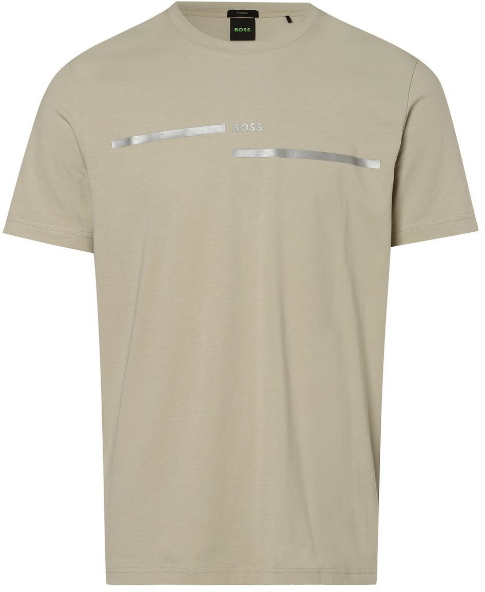 Hugo Boss Athleisure Athleisure - T-shirt męski Tee 4, beżowy|szary