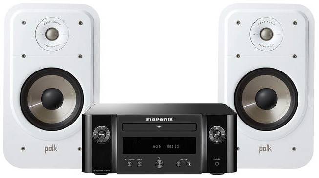 Marantz M-CR412 Melody + Signature S20E Srebrno-Złoty