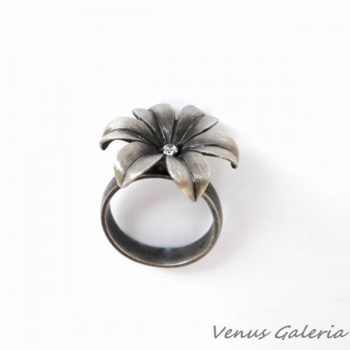 Skagen Pierścionek srebrny - Hiacyntowy 147