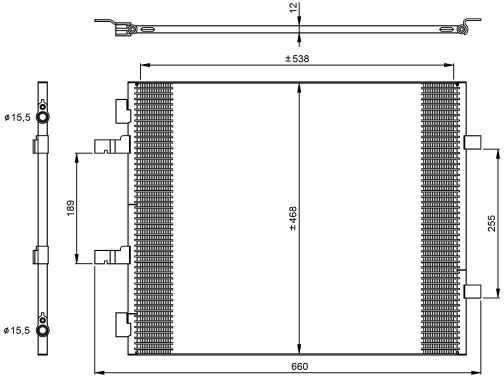 NRF Skraplacz, klimatyzacja NRF 35960