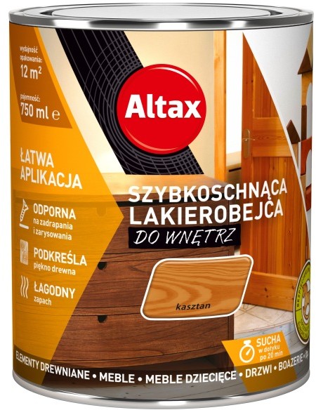 Altax Lakierobejca Szybkoschnąca Palisander 0,75 L (ALLSPA075)