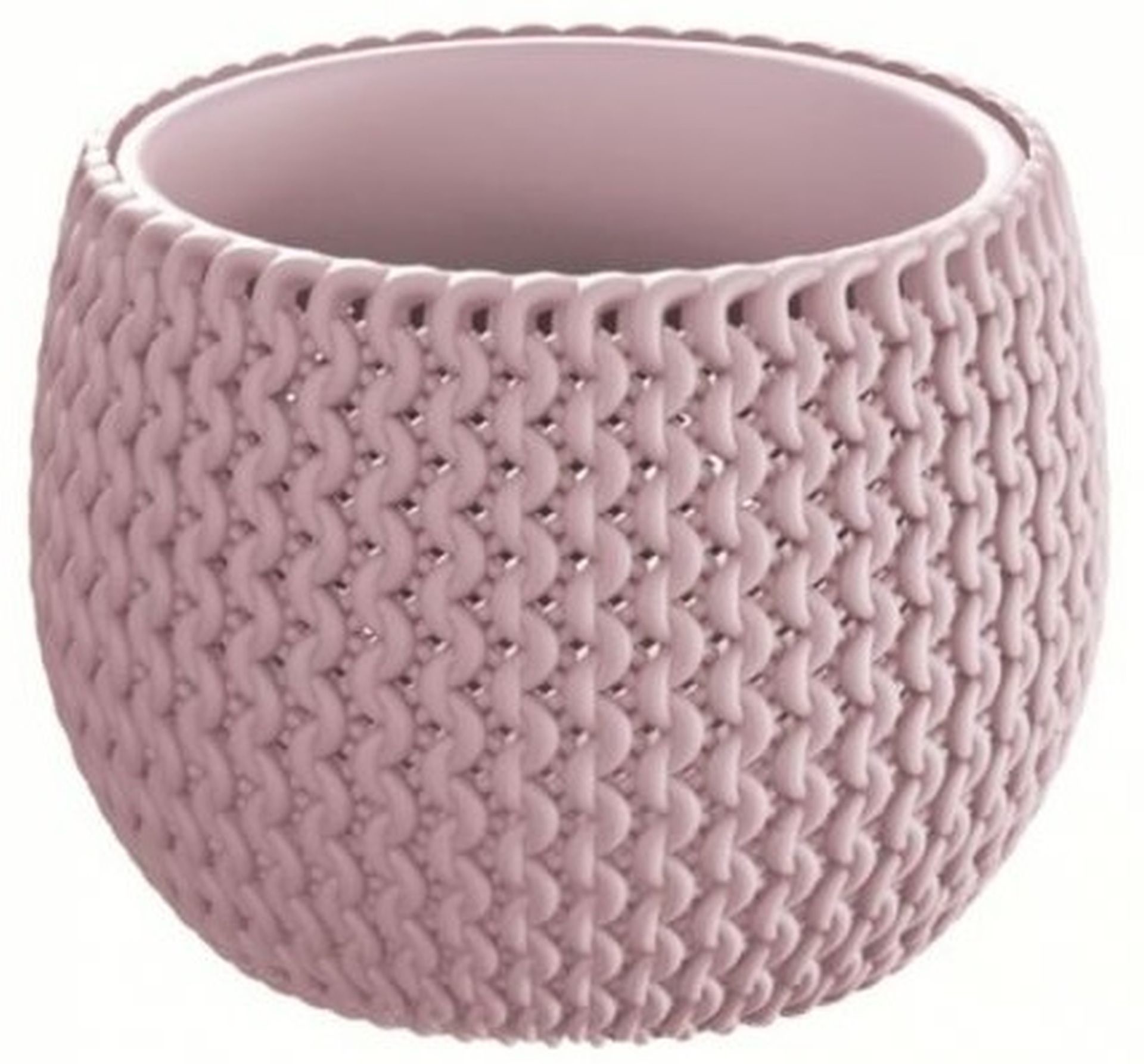 Prosperplast SPLOFY Bowl doniczka 29 cm, blady róż DKSP290