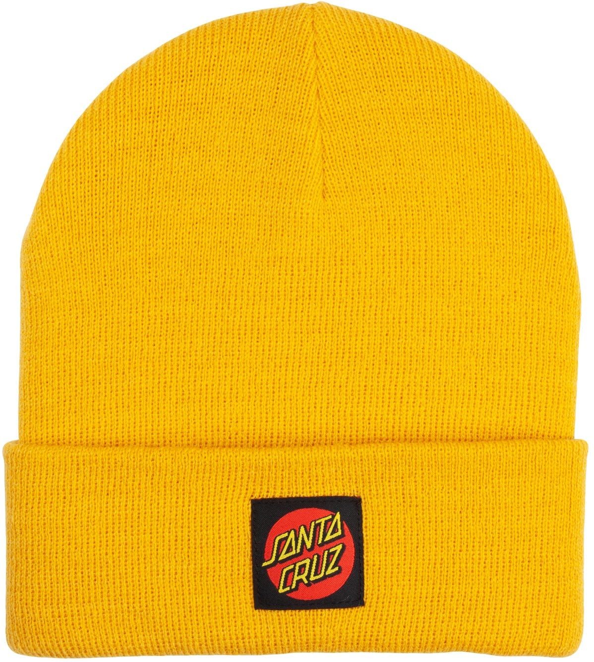 Santa Cruz czapka zimowa męska CLASSIC LABEL BEANIE Mustard
