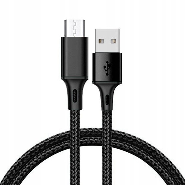 Kabel Usb - Typ 2 - Micro Usb Qc 3.0 1 metr czarny