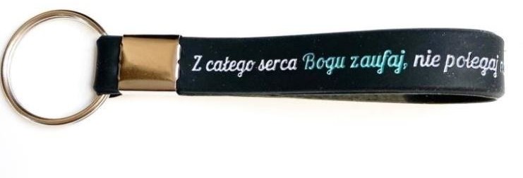 SZARON Brelok silikonowy - Z całego serca