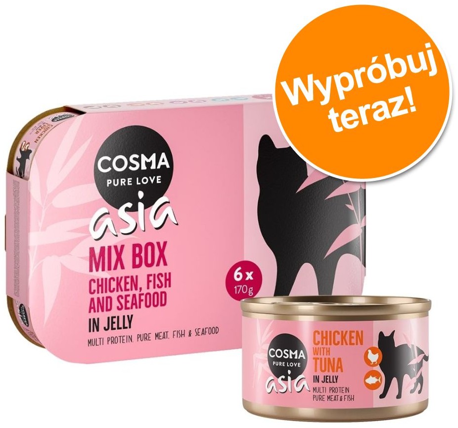 Cosma Megapakiet Asia, 24 x 170 g - Pakiet mieszany