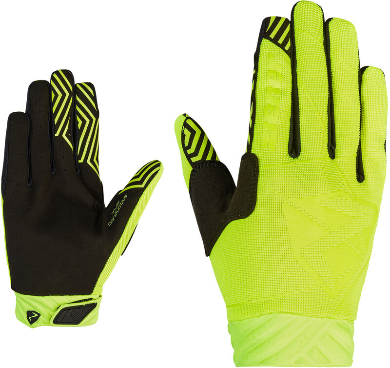 Ziener Currox Touch Long Bike Gloves Men, żółty 8 2022 Rękawiczki szosowe 228205-737-8