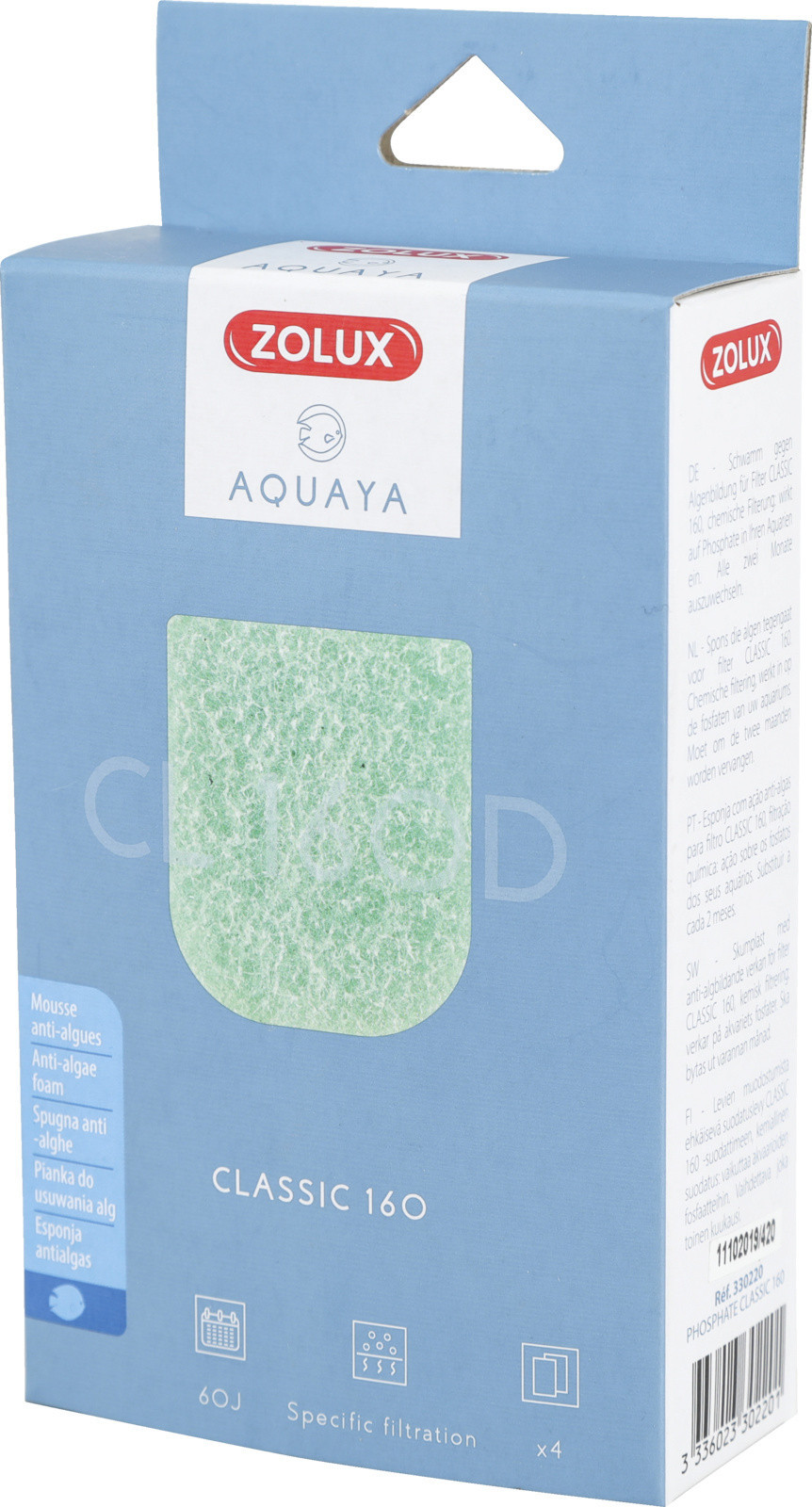 Zolux AQUAYA Wkład Phosphate Classic 160 330220
