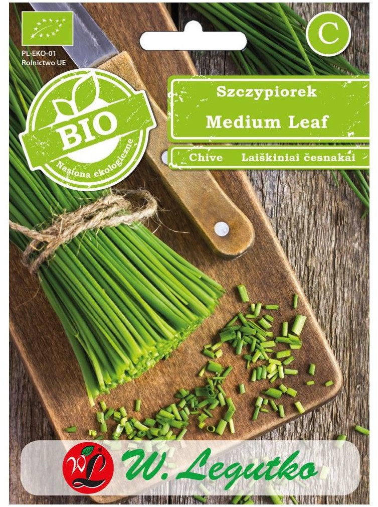Legutko Szczypiorek nasiona BIO Medium Leaf