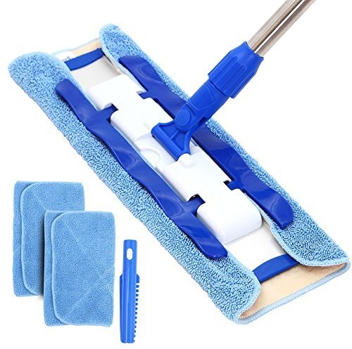 MR. SIGA Mr. siga profesjonalny mop (łącznie z mikrofibry 3 ściereczka z mikrofibry kopalni i 1 zabrudzenia usuwa Scrubber), Pad rozmiar: 42 cm 23 cm SJ21600