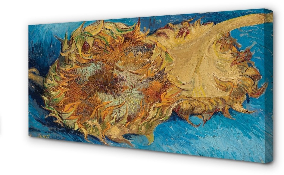 PL Tulup Obrazy na płótnie Sztuka kwiaty słoneczniki 140x70cm