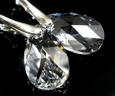 Swarovski OKAZJA kolczyki SREBRO CERTYFIKAT